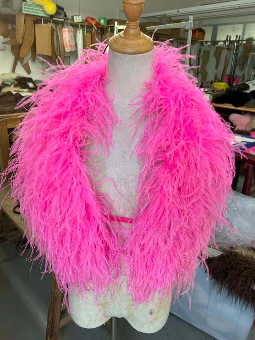PINK FUR TOP