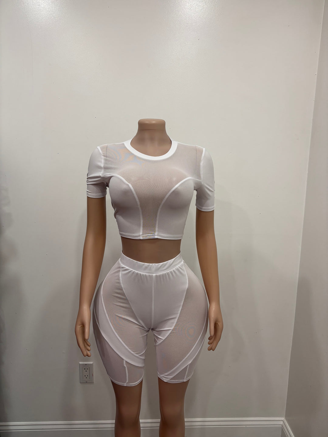 WHITE MESH SET