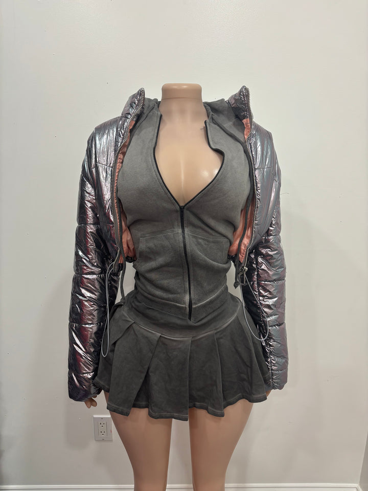 CROPPED PUFFER JACKET
